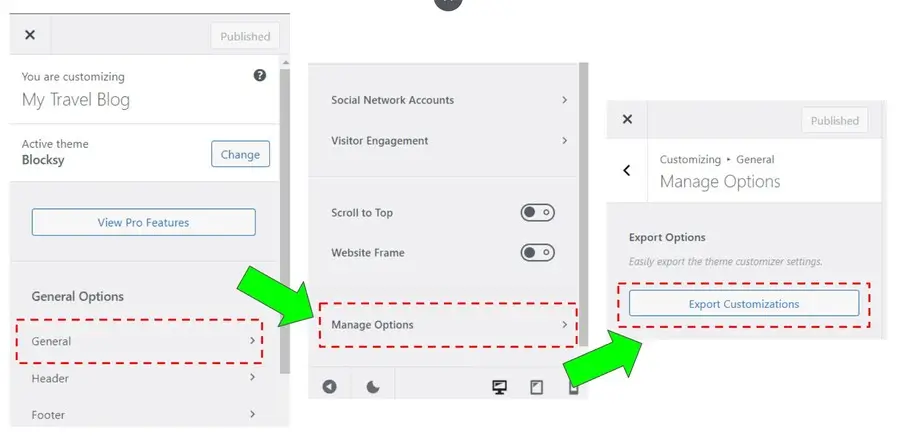 Cara Export & Import Customizer Setting Tema WordPress Blocksy (1)