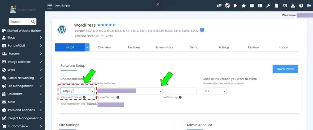 Cara Instalasi WordPress di cPanel (11)