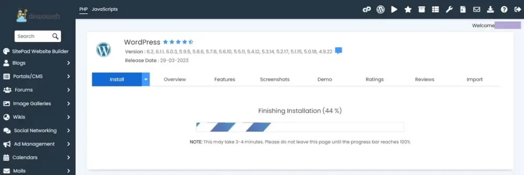Cara Instalasi WordPress di cPanel (15)